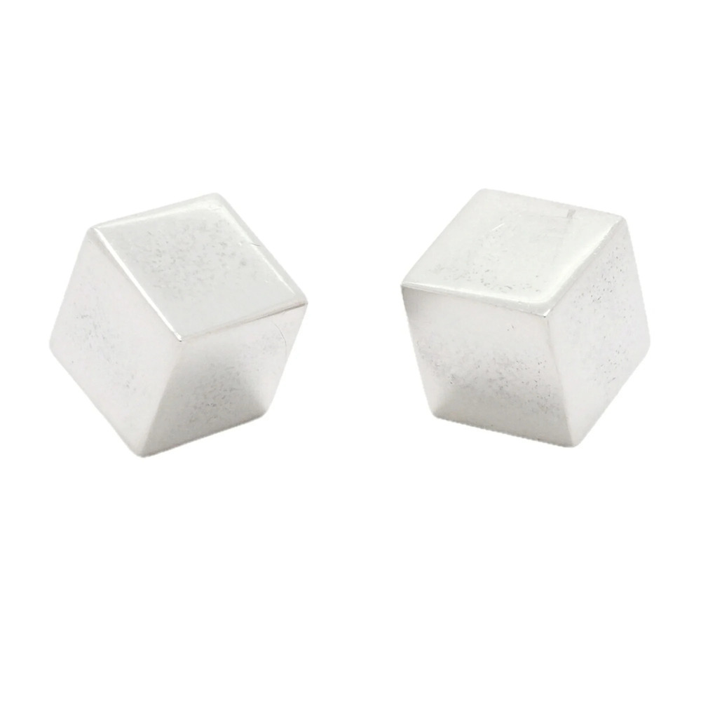 Tiffany & Co. Cube Earrings, Sterling Silver 925, Men's Women's
